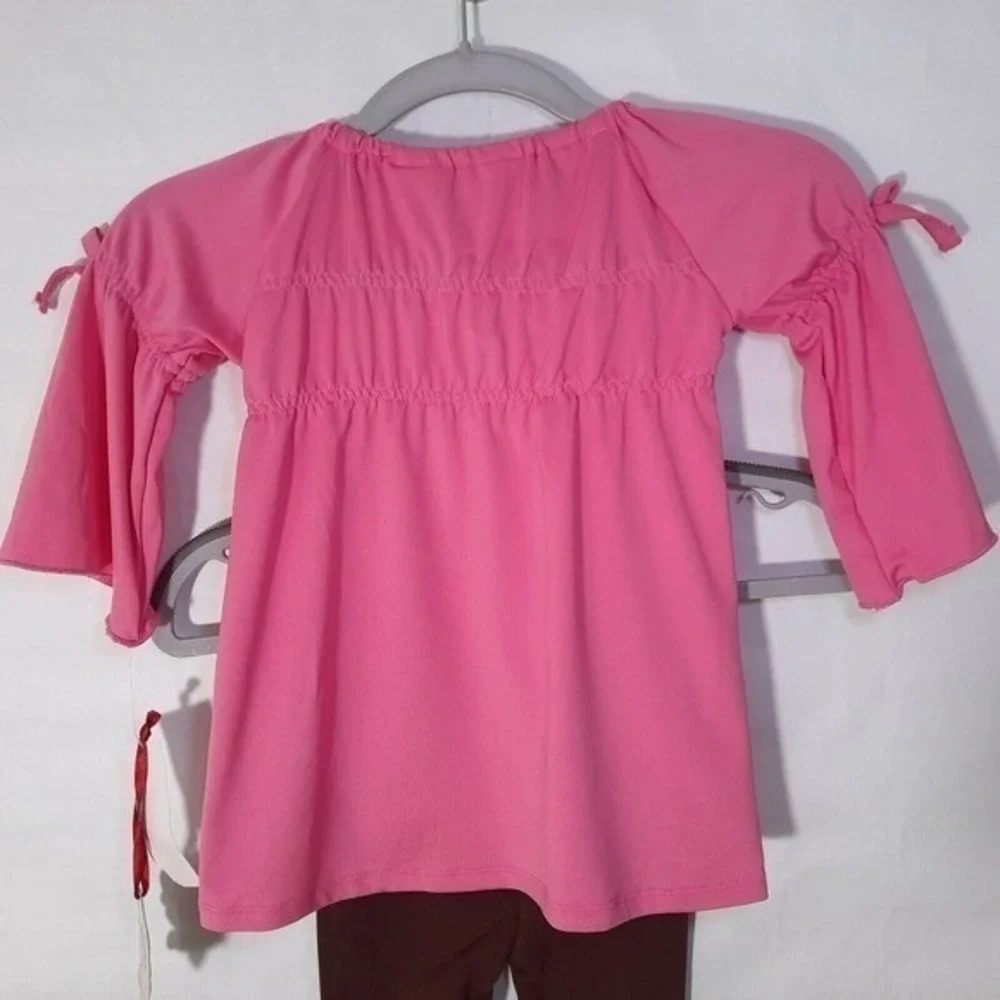 Marc Ecko Outfit Baby 24M‎ Pink Y2K Playwear Two Piece Stretch Legging Tunic Set
